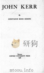 JOHN KERR 1946 PDF电子版封面