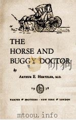 THE HORSE AND BUGGY DOCTOR 1938 PDF电子版封面