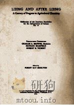 LIEBIG AND AFTER LIEBIG 1942 PDF电子版封面