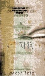 THE OXFORD DICTIONARY OF SAINTS 1978 PDF电子版封面