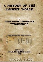 A HISTORY OF THE ANCIENT WORLD 1904 PDF电子版封面