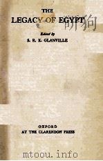 THE LEGACY OF EGYPT 1942 PDF电子版封面