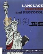 LANGUAGE CUSTIOMS AND PROTOCOL PDF电子版封面