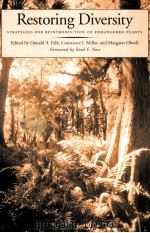 RESTORING DIVERSITY STRATEGIES FOR REINTRODUCTION OF ENDANGERED PLANTS PDF电子版封面 1559632976