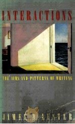 INTERACTIONS THE AIMS AND PATTERNS OF WRITING PDF电子版封面