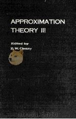 APPROCIMA TION THEORY III     PDF电子版封面     
