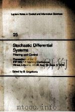STOVHASTIC DIFFERENTIAL SYSTEMS PDF电子版封面