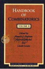 HANDBOOK OF COMBINATORICS VOLUME II PDF电子版封面