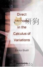 DIRECT METHODS IN THE CALCULUS OF VARIATIONS ENRICS GIUSTE PDF电子版封面
