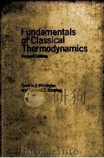 FUNDAMENTALS OF CLASSICAL THERMODYNAMICS SECOND EDITION     PDF电子版封面     