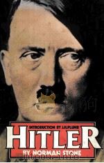 HITLER BY NORMAN STONE PDF电子版封面