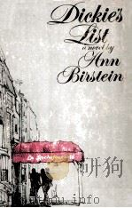DICKIE'S LIST A NOVEL BY ANN BIRSTEIN PDF电子版封面