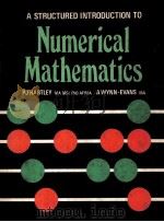A STRUCTURED IN TRODUCTION TO NUMERICAL MATHEMATICS PDF电子版封面