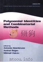 POLYNOMIAL IDENTITIES AND COMBINATORIAL METHODS PDF电子版封面 0824740513