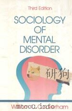 SOCIOLOGY OF MENTAL DISORDER PDF电子版封面 0138162999