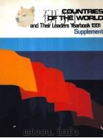 COUNTRIES OF THE WORLD AND THEIR LEADERS YEARBOOK 1991 SUPPLEMENT PDF电子版封面