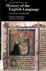 AN INTRODUCTION TO THE HISTORY OF THE ENGLISH LANGUAGE     PDF电子版封面     