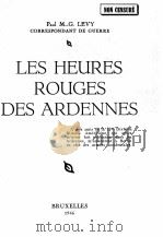 LES HEURES ROUGES DES ARDENNES 1946 PDF电子版封面