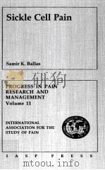 SICKLE CELL PAIN PDF电子版封面