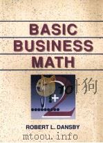 BASIC BUSINESS MATH PDF电子版封面