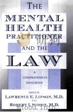 THE MENTAL HEALTH PRACTITIONER AND THE LAW（ PDF版）
