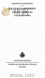 DEUTSCH-BOHMEN   1938  PDF电子版封面     