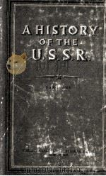 A HISTORY OF THE U.S.S.R. PART ONE 1947 PDF电子版封面