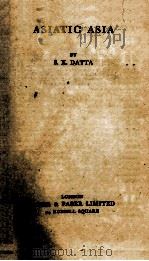 ASIATIC ASIA PDF电子版封面