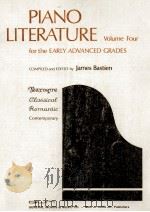 Piano literature volume four : for the early advanced grades PDF电子版封面 0849760542
