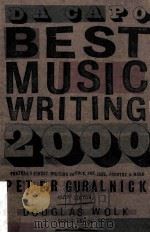 Da Capo best music writing 2000 PDF电子版封面 0306809990
