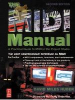 The MIDI manual : a practical guide to MIDI in the project studio  -2nd ed.     PDF电子版封面  0240803302   
