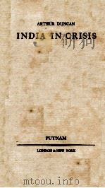 INDIA IN CRISIS（1931 PDF版）