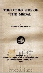 THE OTHER SIDE OF THE MEDAL 1925 PDF电子版封面