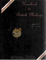 HANDBOOK TO BRITISH MALAYA PDF电子版封面