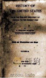 HISTORY OF THE UNITED STATES VOLUME III. 1913 PDF电子版封面