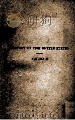 HISTORY OF THE UNITED STATES VOLUME II PDF电子版封面
