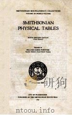 SMITHSONIAN PHYSICAL TABLES NINTH REVISED EDITION   1956  PDF电子版封面     