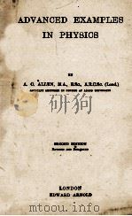 ADVANCED EXAMPLES IN PHYSICS SECOND EDITION 1905 PDF电子版封面