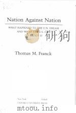 NATION AGAINST NATION PDF电子版封面