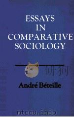 ESSAYS IN COM PARATIVE SOCIOLOGY 1974 PDF电子版封面