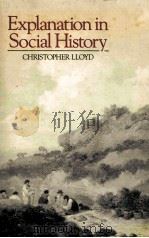 EXPLANATION IN SOCIAL HISTORY 1986 PDF电子版封面 0631131132