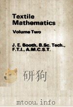 Textile Mathematics Volume Two 1975 PDF电子版封面 0900739193