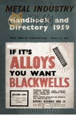 HANDBOOK AND DIRECTORY 1959（ PDF版）