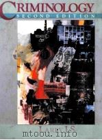CRIMINOLOGY SECOND EDITION 1986 PDF电子版封面 0314935118