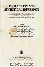 PROBAABILITY AND STATISTICAL INFERENCE   1982  PDF电子版封面     