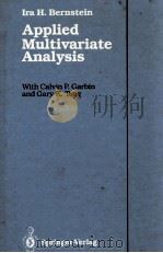 APPLIED MULTIVARIATE ANALYSIS: WITH CALVIN P. GARBIN AND GARY K. TENG 1988 PDF电子版封面