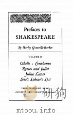 PREFACES TO SHAKESPEARE   1947  PDF电子版封面     