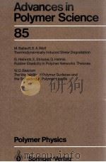 POLYMER PHYSICS 1988 PDF电子版封面