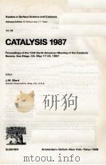 CATALYSIS 1987 VOL. 38 1988 PDF电子版封面
