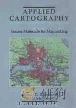 APPLIED CATOGRAPHY: SOURCE MATERIALS FOR MAPMAKING 1989 PDF电子版封面